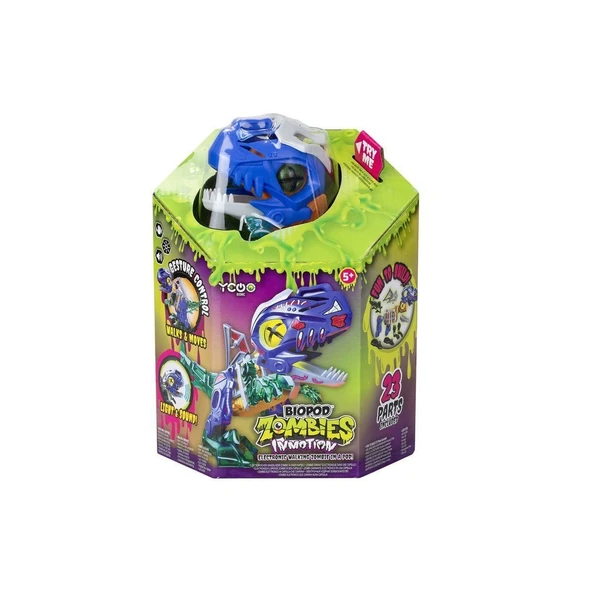 YUMURCAK TOYZ SIL 88094 Silverlit Biopod Zombies Inmotion Hareketli Dinazor Robot Kız Erkek Çocuk Oyuncak Eğitici ürün görseli 1