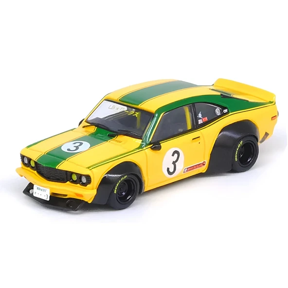 YUMURCAK TOYZ Inno 1/64 LBWK Mazda RX3 Savanna Kız Erkek Çocuk Oyuncak Eğitici Oyuncaklar ürün görseli 1