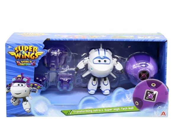 YUMURCAK TOYZ Harika Kanatlar Dönüşen Astra ve Super High Tech Ball Kız Erkek Çocuk Oyuncak Eğitici Oyuncaklar ürün görseli 1