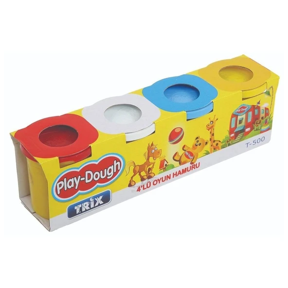 YUMURCAK TOYZ T-500 TRİX 4LÜ OYUN HAMURU 1 36 Kız Erkek Çocuk Oyuncak Eğitici Oyuncaklar ürün görseli 1