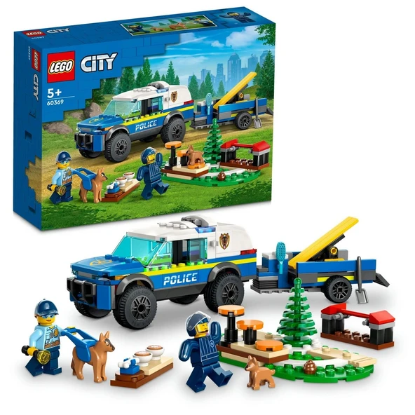 YUMURCAK TOYZ LEGO City Mobil Polis Köpeği Eğitimi 60369 Kız Erkek Çocuk Oyuncak Eğitici Oyuncaklar ürün görseli 1