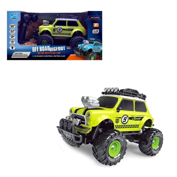 YUMURCAK TOYZ YD898-MT1820 Uzaktan Kumandalı Full Fonksiyon 1:18 Şarjlı 2.4G Sevimli Off-Road Mini Araba Kız Erkek ürün görseli 1