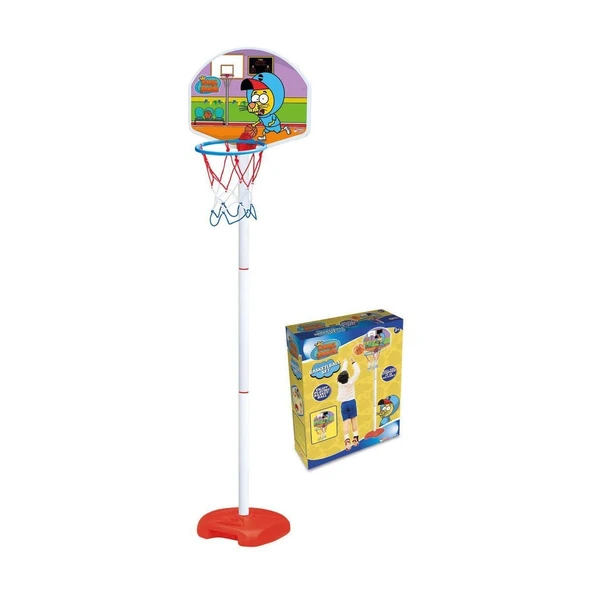YUMURCAK TOYZ 03917 KRAL BÜYÜK AYAKLI BASKETBOL SET Kız Erkek Çocuk Oyuncak Eğitici Oyuncaklar ürün görseli 1
