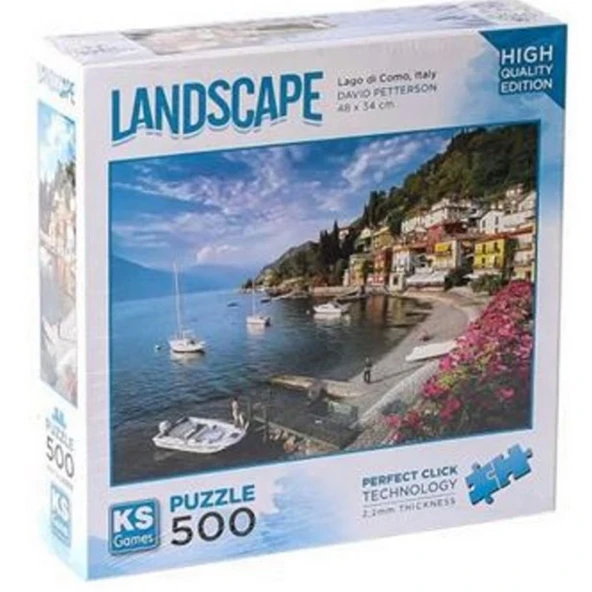YUMURCAK TOYZ KS Games Lago Dİ Como Puzzle 500 Parça 20056 Kız Erkek Çocuk Oyuncak Eğitici Oyuncaklar ürün görseli 1