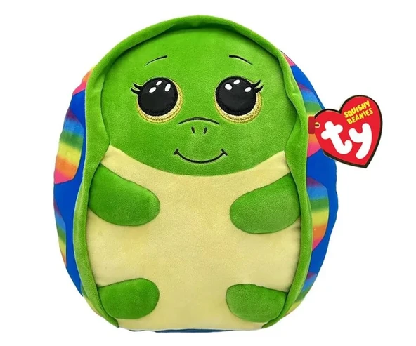 YUMURCAK TOYZ Ty Squishy Beanies Yastık Kaplumbağa Shrugs 26cm Kız Erkek Çocuk Oyuncak Eğitici Oyuncaklar ürün görseli 1