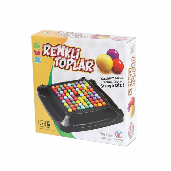YUMURCAK TOYZ HED 089 Renkli Toplar Kutu Oyunu Kız Erkek Çocuk Oyuncak Eğitici Oyuncaklar ürün görseli 1