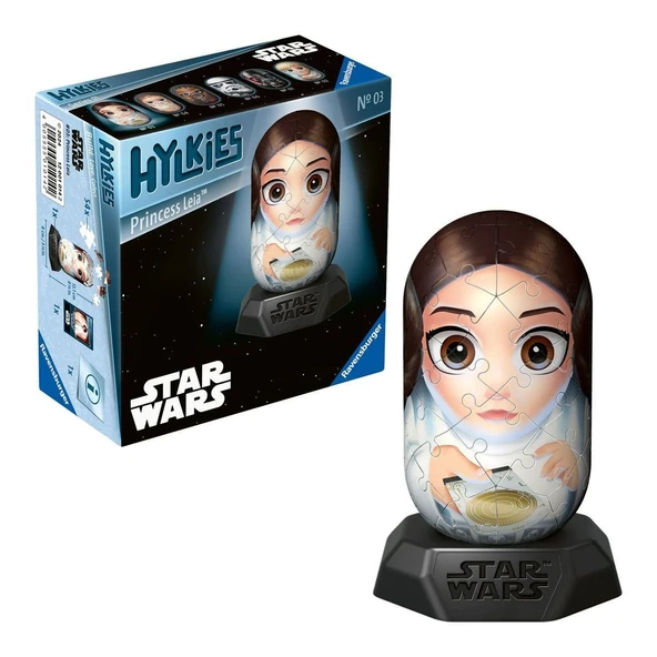 YUMURCAK TOYZ 010142 Hylkies Star Wars - Prenses Leia 54 parça Puzzle - No:03 - Ravensburger Kız Erkek Çocuk Oyunc ürün görseli 1