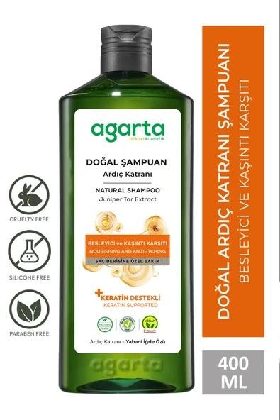 Argan Ardıç Katranı Ve Keratin Şampuanı - Saç Egzaması-saç Dökülme Kepek Karşıtı 400 Ml ürün görseli 1