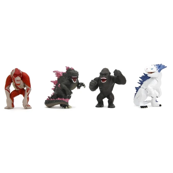 YUMURCAK TOYZ Jada Godzilla 4'lü Figür Kız Erkek Çocuk Oyuncak Eğitici Oyuncaklar ürün görseli 1