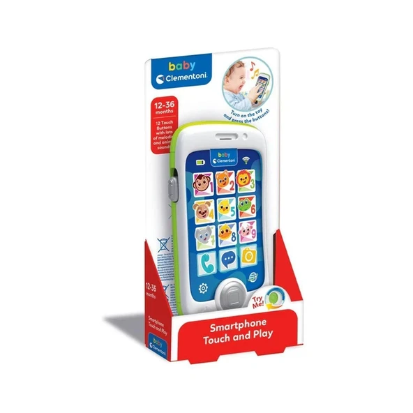 YUMURCAK TOYZ 17911 Baby Clementoni - Akıllı Telefon Kız Erkek Çocuk Oyuncak Eğitici Oyuncaklar ürün görseli 1
