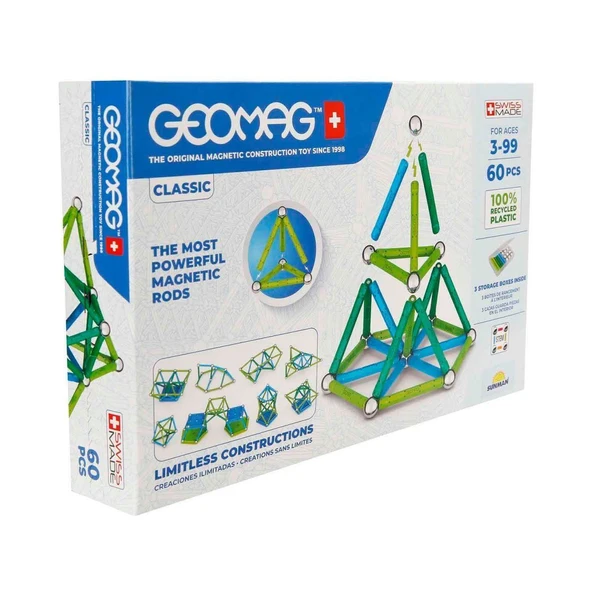 YUMURCAK TOYZ 0272 Manyetik Zeka Oyunu 60 Parça -Sunman Kız Erkek Çocuk Oyuncak Eğitici Oyuncaklar ürün görseli 1
