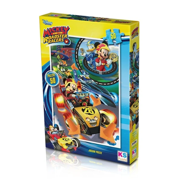 YUMURCAK TOYZ MCH709 KS Mickey Mouse / 50 Parça Puzzle Kız Erkek Çocuk Oyuncak Eğitici Oyuncaklar ürün görseli 1