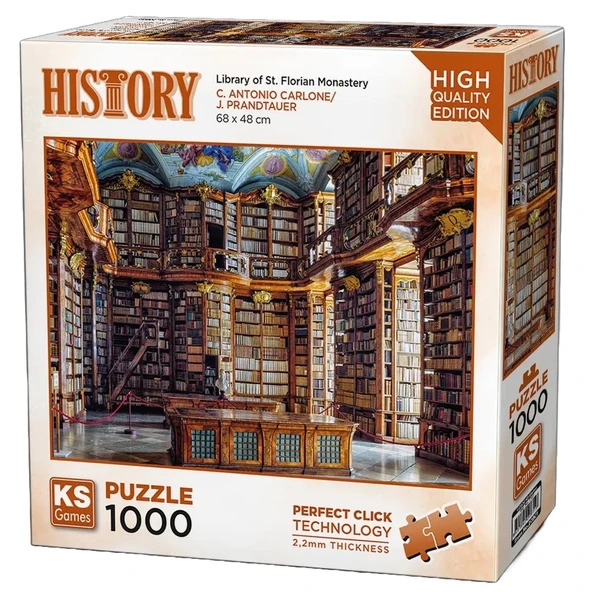 YUMURCAK TOYZ KS Games Library of St. Florian Monastery Puzzle 1000 Parça 20801 Kız Erkek Çocuk Oyuncak Eğitici Oy ürün görseli 1