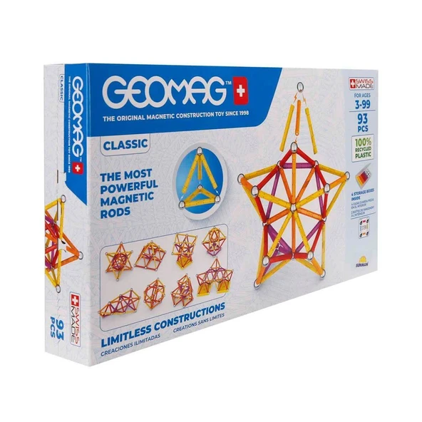YUMURCAK TOYZ 0273 Manyetik Zeka Oyunu 93 Parça -Sunman Kız Erkek Çocuk Oyuncak Eğitici Oyuncaklar ürün görseli 1