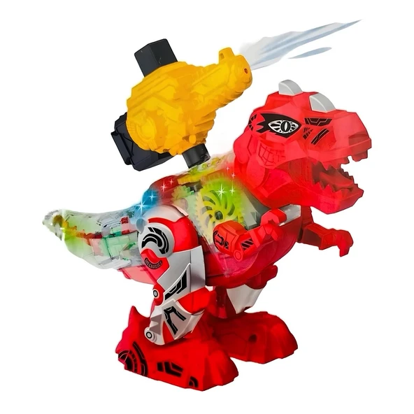YUMURCAK TOYZ Sesli ve Işıklı Yürüyen Dinazor Projeksiyonlu Kız Erkek Çocuk Oyuncak Eğitici Oyuncaklar ürün görseli 1