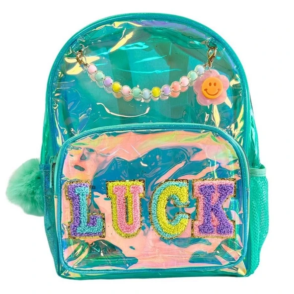YUMURCAK TOYZ Vest Nakış Sırt Çantası Şeffaf Turkuaz Kız Erkek Çocuk Oyuncak Eğitici Oyuncaklar ürün görseli 1