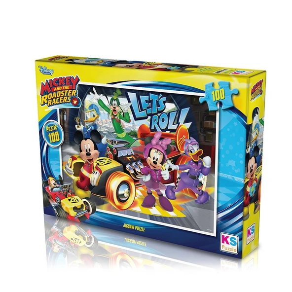 YUMURCAK TOYZ MCH714 KS Mickey Mouse / 100 Parça Puzzle Kız Erkek Çocuk Oyuncak Eğitici Oyuncaklar ürün görseli 1