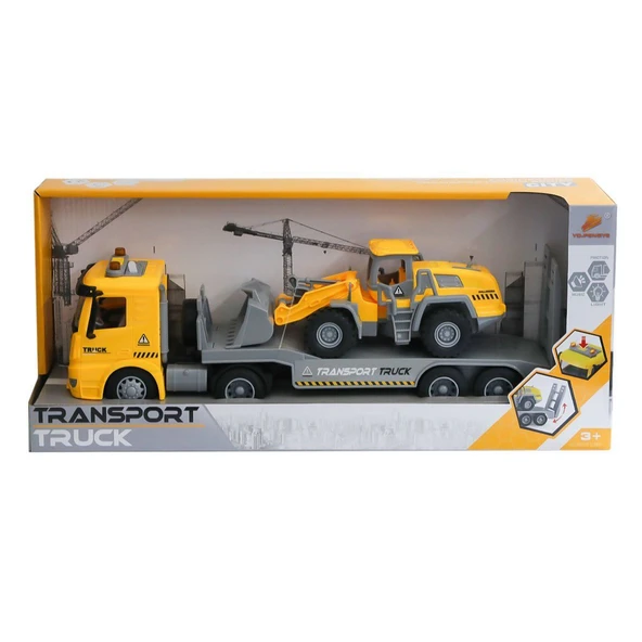 YUMURCAK TOYZ PY8812A Sürtmeli Sesli Işıklı Taşıyıcı Tır Kız Erkek Çocuk Oyuncak Eğitici Oyuncaklar ürün görseli 1