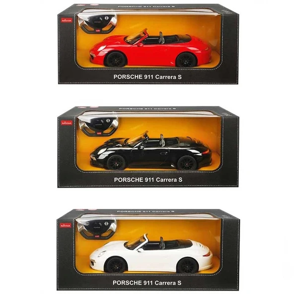 YUMURCAK TOYZ Rastar Kumandalı 1:12 Porsche 911 Carrera S - 1adet Fiyatıdır Kız Erkek Çocuk Oyuncak Eğitici Oyunca ürün görseli 1