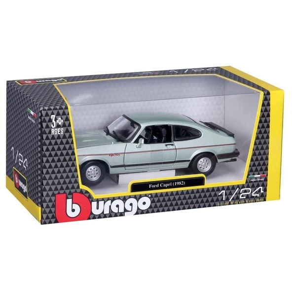 YUMURCAK TOYZ Bburago 1:24 Ford Capri 1982 Model Araba Kız Erkek Çocuk Oyuncak Eğitici Oyuncaklar ürün görseli 1