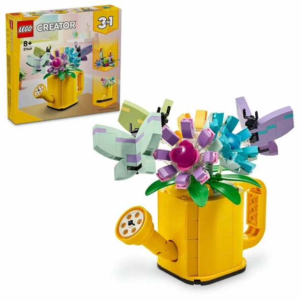 YUMURCAK TOYZ LEGO Creator Sulama Kabında Çiçekler 31149 Kız Erkek Çocuk Oyuncak Eğitici Oyuncaklar ürün görseli 1