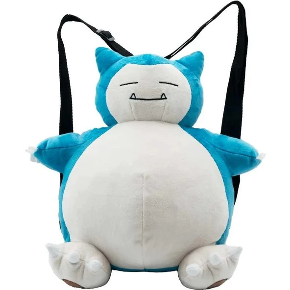 YUMURCAK TOYZ Pokemon Snorlax Peluş Sırt Çantası Kız Erkek Çocuk Oyuncak Eğitici Oyuncaklar ürün görseli 1