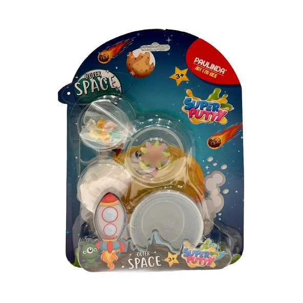 YUMURCAK TOYZ Paulinda Slime Super Putty Outer Space 80 ml S00095549 Kız Erkek Çocuk Oyuncak Eğitici Oyuncaklar ürün görseli 1