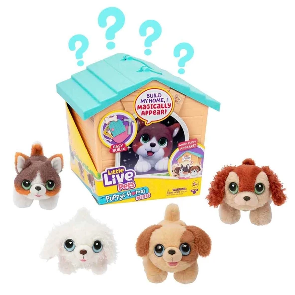 YUMURCAK TOYZ LPP01110 Little Live Pets Yavru Köpeğim ve Evi - 26571 Kız Erkek Çocuk Oyuncak Eğitici Oyuncaklar ürün görseli 1