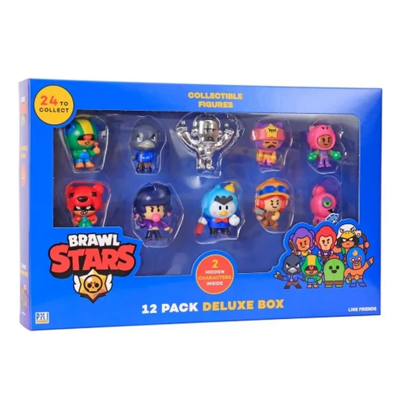 YUMURCAK TOYZ Brawl Stars12'li Delüks Figür Set BRW2080 Kız Erkek Çocuk Oyuncak Eğitici Oyuncaklar ürün görseli 1