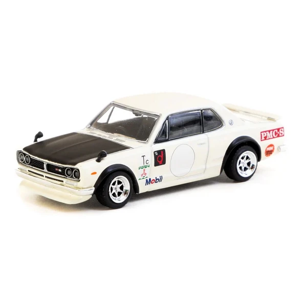 YUMURCAK TOYZ Tarmac Works 1/64 Skyline HT 2000GT-R White Kız Erkek Çocuk Oyuncak Eğitici Oyuncaklar ürün görseli 1