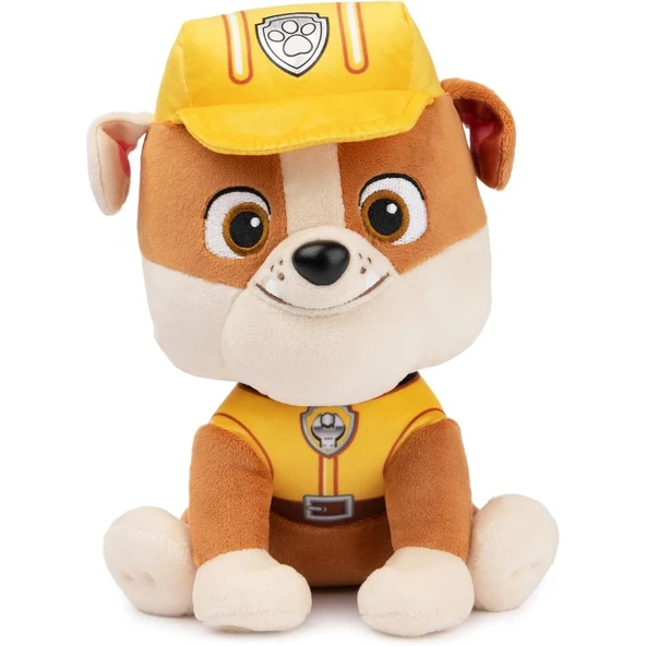 YUMURCAK TOYZ Paw Patrol Rubble Peluş 23cm Kız Erkek Çocuk Oyuncak Eğitici Oyuncaklar ürün görseli 1