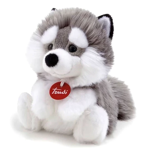 YUMURCAK TOYZ Trudi Husky Peluş Köpek 20cm Kız Erkek Çocuk Oyuncak Eğitici Oyuncaklar ürün görseli 1