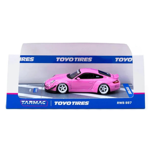 YUMURCAK TOYZ Tarmac Works 1/64 RWB 997 Pink Kız Erkek Çocuk Oyuncak Eğitici Oyuncaklar ürün görseli 1