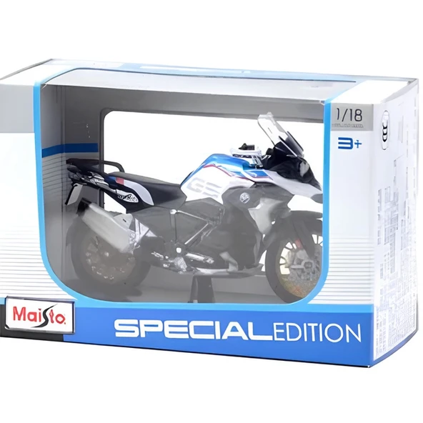 YUMURCAK TOYZ Maisto 1/18 BMW R1250 GS Motosiklet 39351 - Stokta Olan Model Gönderilir Kız Erkek Çocuk Oyuncak Eği ürün görseli 1