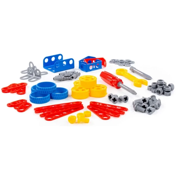 YUMURCAK TOYZ Tasarım Parçası Mucit 91 Parça Kutuda 72986 Kız Erkek Çocuk Oyuncak Eğitici Oyuncaklar ürün görseli 1