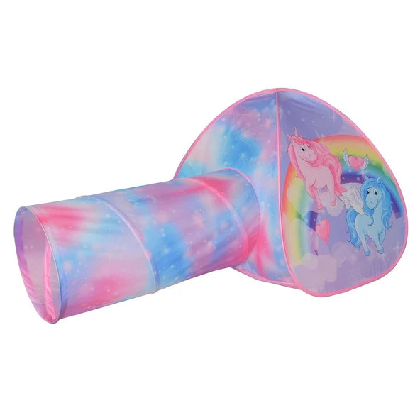 YUMURCAK TOYZ İglo Unicorn Tünelli Çadır 165x95x85cm Kız Erkek Çocuk Oyuncak Eğitici Oyuncaklar ürün görseli 1