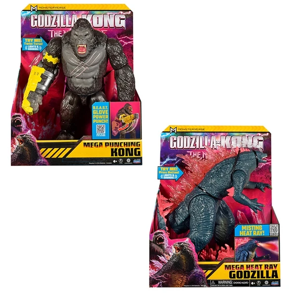 YUMURCAK TOYZ GxK Godzilla Kong Mega Figür Mega Figür 33cm Kız Erkek Çocuk Oyuncak Eğitici Oyuncaklar ürün görseli 1