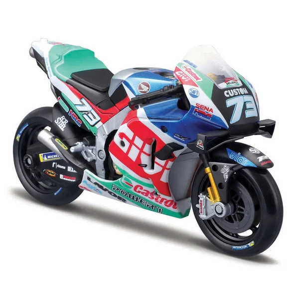 YUMURCAK TOYZ Maisto 1:18 LCR Honda 2021 Model Motosiklet Kız Erkek Çocuk Oyuncak Eğitici Oyuncaklar ürün görseli 1