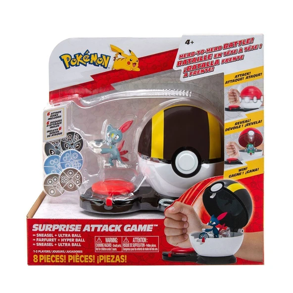 YUMURCAK TOYZ POK PKW2724 Pokemon Sürpriz Atak Oyun Seti Kız Erkek Çocuk Oyuncak Eğitici Oyuncaklar ürün görseli 1