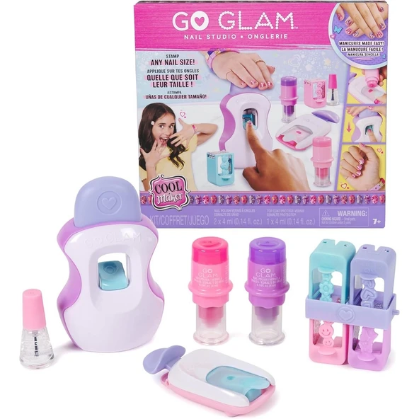 YUMURCAK TOYZ Güzellik Seti Cool Maker Go Glam Tırnak Stüdyosu Kız Erkek Çocuk Oyuncak Eğitici Oyuncaklar ürün görseli 1