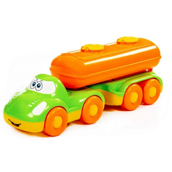 YUMURCAK TOYZ Polesie Yarı Römork Tanker Kamyonu 48493 Kız Erkek Çocuk Oyuncak Eğitici Oyuncaklar ürün görseli 1