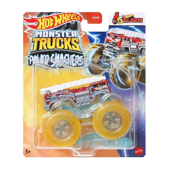 YUMURCAK TOYZ HYJ19 Hot Wheels Monster Trucks Power Smashers 1:64 Arabalar Kız Erkek Çocuk Oyuncak Eğitici Oyuncak ürün görseli 1