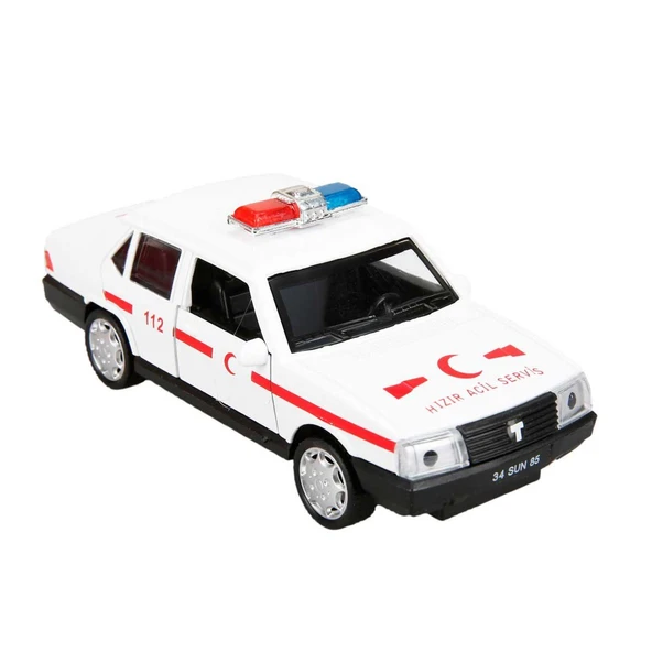 YUMURCAK TOYZ 1:32 Sesli ve Işıklı Hızır Acil Servis Kız Erkek Çocuk Oyuncak Eğitici Oyuncaklar ürün görseli 1