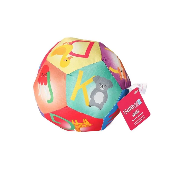 YUMURCAK TOYZ 4014 Beşgen Peluş Top 17cm Kız Erkek Çocuk Oyuncak Eğitici Oyuncaklar ürün görseli 1