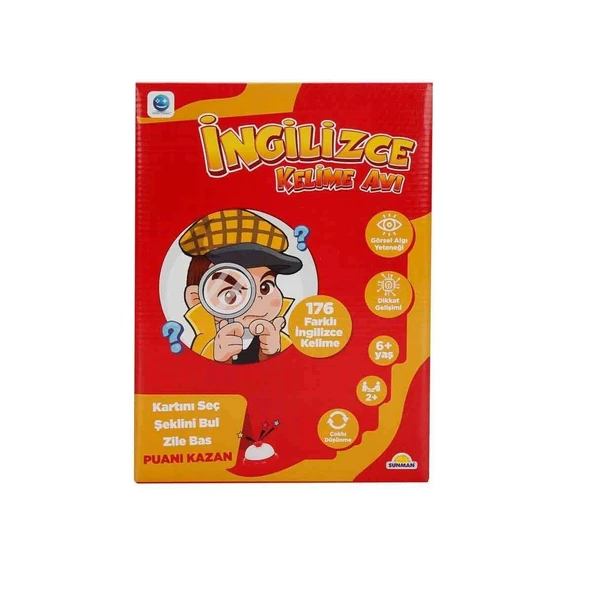 YUMURCAK TOYZ 3142 İngilizce Kelime Avı -Sunman Kız Erkek Çocuk Oyuncak Eğitici Oyuncaklar ürün görseli 1