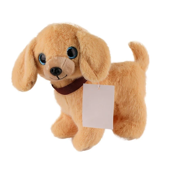 YUMURCAK TOYZ KZL-2309033 Havlayan Peluş Köpek Kız Erkek Çocuk Oyuncak Eğitici Oyuncaklar ürün görseli 1