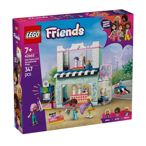 YUMURCAK TOYZ 42662 Lego Friends Kuaför ve Aksesuar Mağazası parça + yaş Kız Erkek Çocuk Oyuncak Eğitici Oyuncakla ürün görseli 1