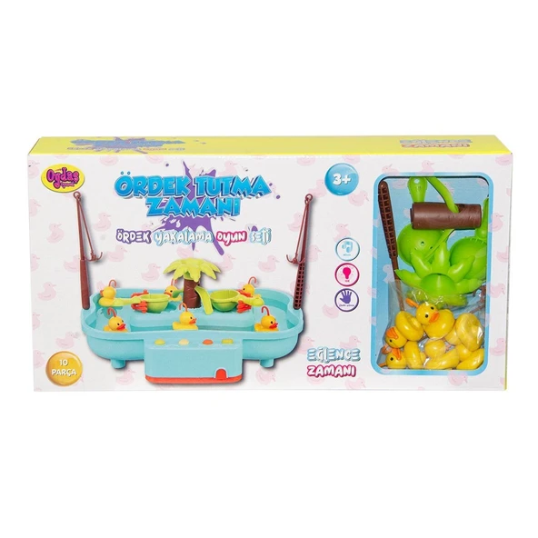 YUMURCAK TOYZ 02606 Sesli ve Işıklı Havuzlu Ördek Tutma Oyunu -Oydaş Kız Erkek Çocuk Oyuncak Eğitici Oyuncaklar ürün görseli 1