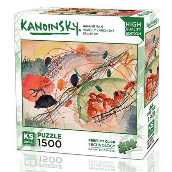 YUMURCAK TOYZ Ks Games Aquarell No 6 Puzzle 1500 Parça 22031 Kız Erkek Çocuk Oyuncak Eğitici Oyuncaklar ürün görseli 1