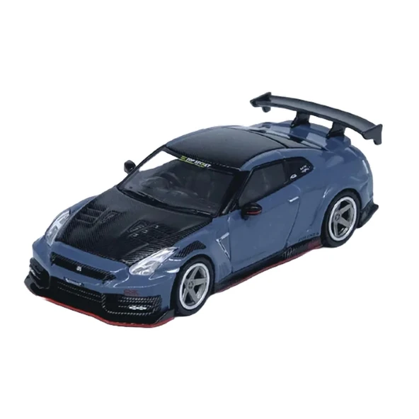 YUMURCAK TOYZ Inno 1/64 Nissan GT-R R35 Nismo 2024 Tuned by TOP SECRET Hong Kong Toy Car Salon Kız Erkek Çocuk Oyu ürün görseli 1